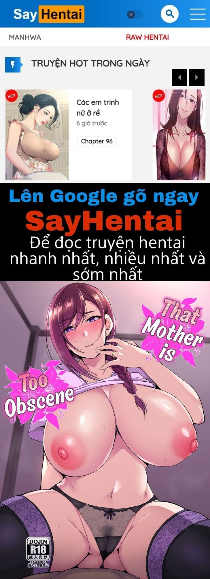 đọc truyện That Mother Is Too Obscene Oneshot ảnh 1 tại Giả Dược