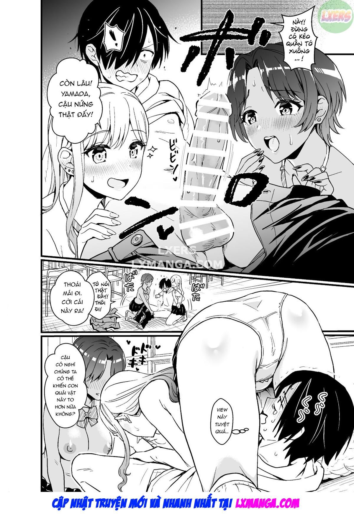 đọc truyện That Time Gyarus Asked Me To Grope Their Tits After Class Oneshot ảnh 15 tại Giả Dược