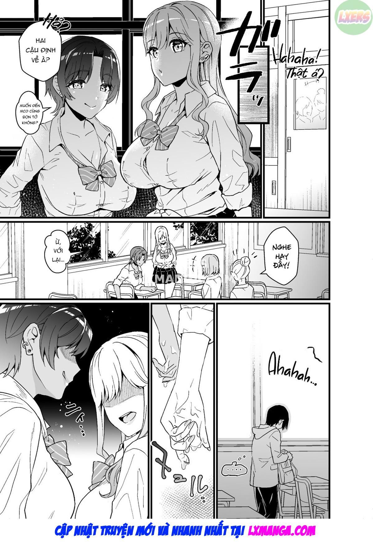 đọc truyện That Time Gyarus Asked Me To Grope Their Tits After Class Oneshot ảnh 18 tại Giả Dược
