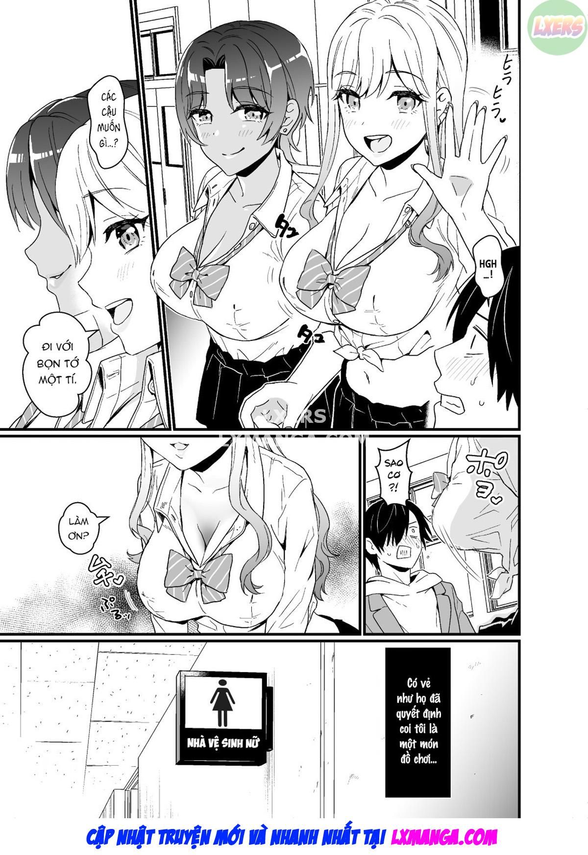 đọc truyện That Time Gyarus Asked Me To Grope Their Tits After Class Oneshot ảnh 20 tại Giả Dược
