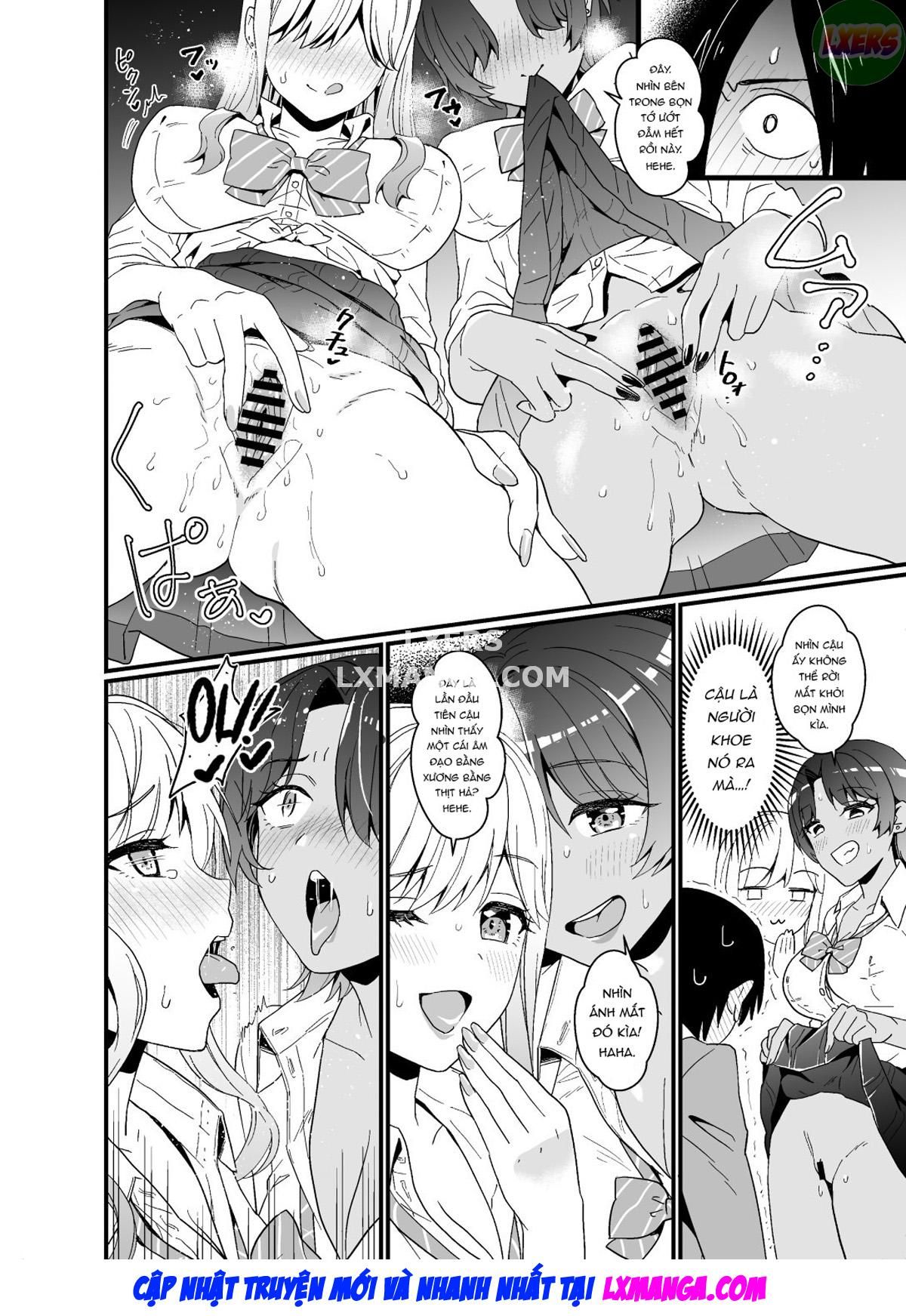 đọc truyện That Time Gyarus Asked Me To Grope Their Tits After Class Oneshot ảnh 23 tại Giả Dược
