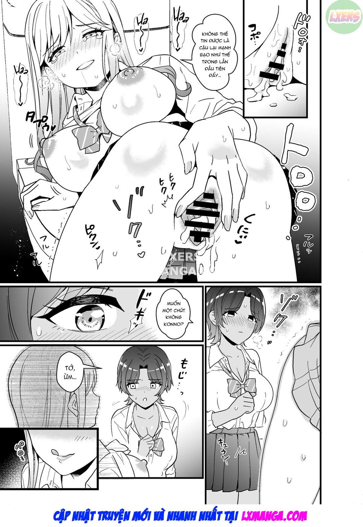 đọc truyện That Time Gyarus Asked Me To Grope Their Tits After Class Oneshot ảnh 32 tại Giả Dược