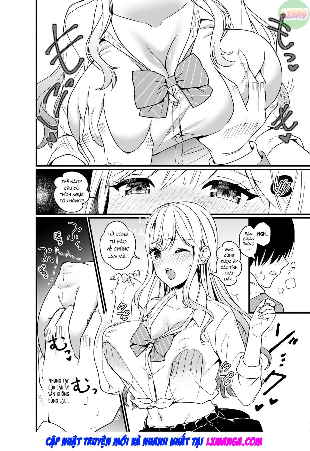đọc truyện That Time Gyarus Asked Me To Grope Their Tits After Class Oneshot ảnh 9 tại Giả Dược