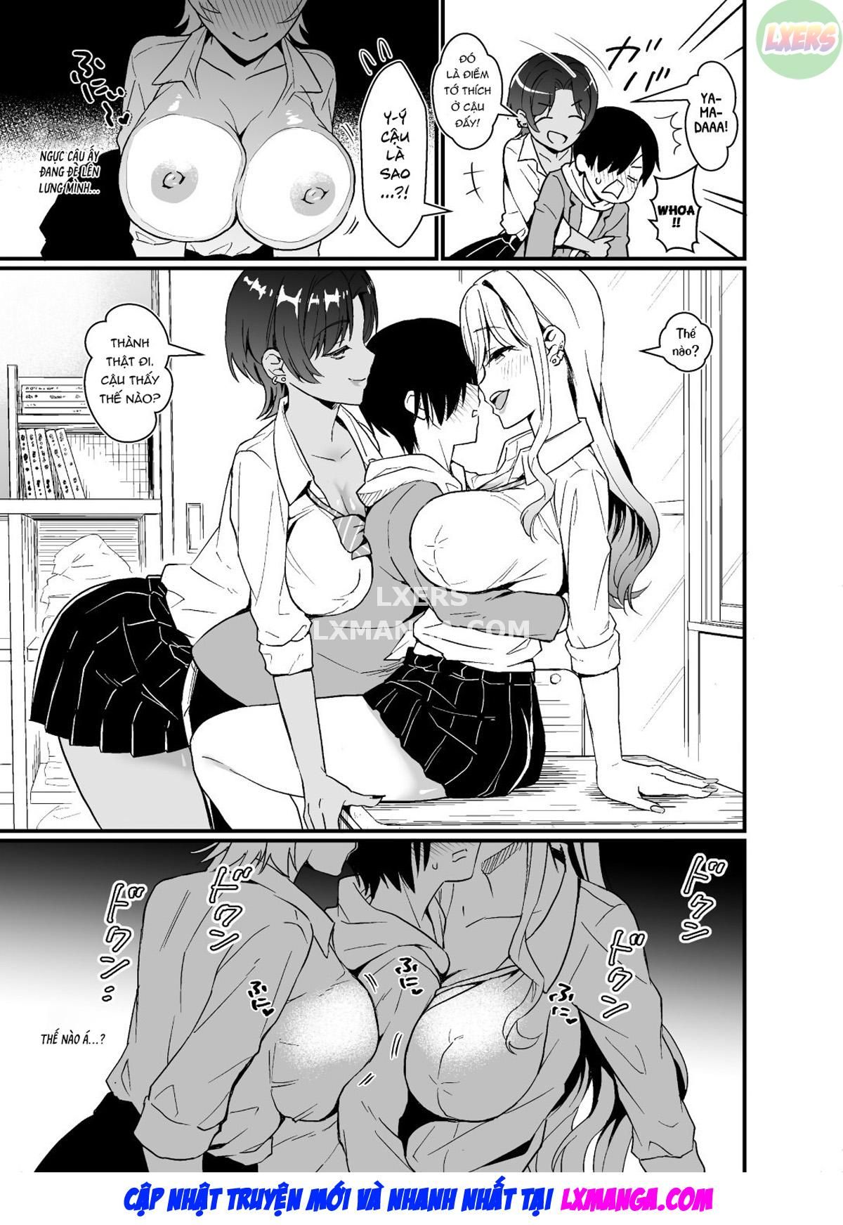 đọc truyện That Time Gyarus Asked Me To Grope Their Tits After Class Oneshot ảnh 10 tại Giả Dược