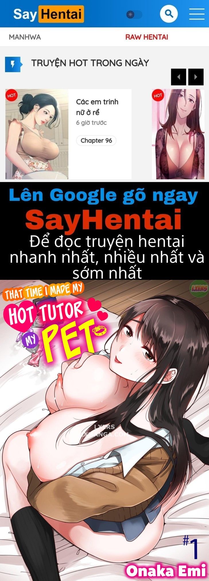 đọc truyện That Time I Made My Hot Tutor My Pet Chương 1 ảnh 1 tại Thiên Thai Truyện