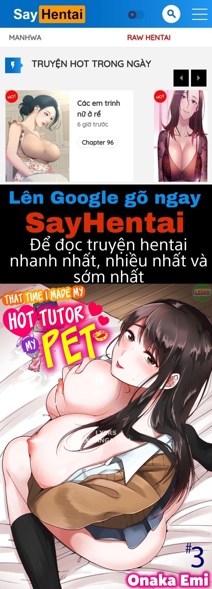 đọc truyện That Time I Made My Hot Tutor My Pet Chương 3 ảnh 1 tại Thiên Thai Truyện