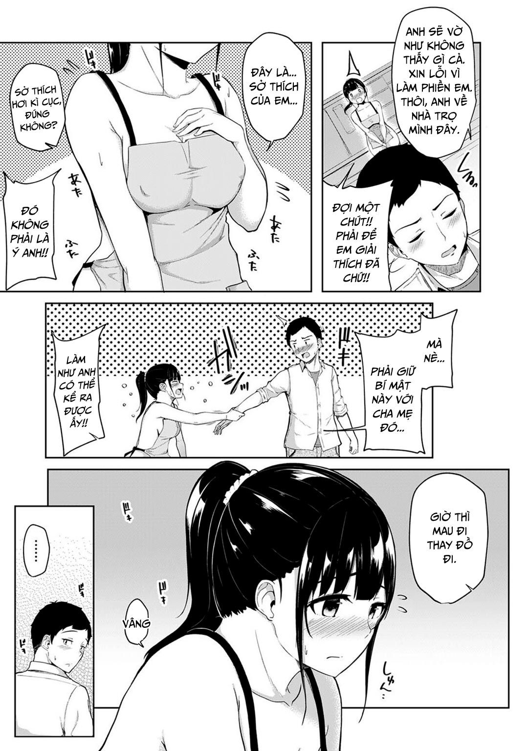 Thấy Em Gái Mình Đang Mặc Tạp Dề Khỏa Thân Chương 1 page 4 - Giả Dược