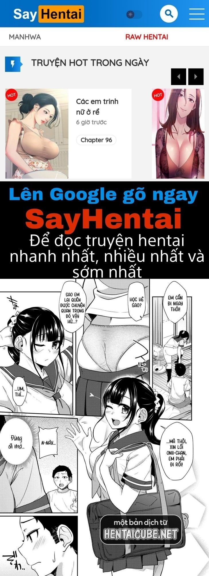 Thấy Em Gái Mình Đang Mặc Tạp Dề Khỏa Thân Chương 10 page 1 - Giả Dược