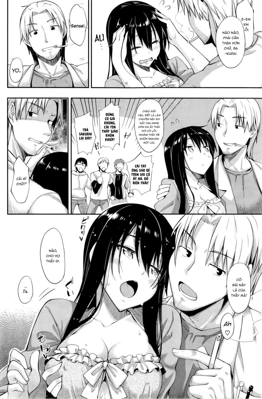 Thầy Giáo May Mắn Và Cô Nữ Sinh Vâng Lời Oneshot page 4 - Giả Dược