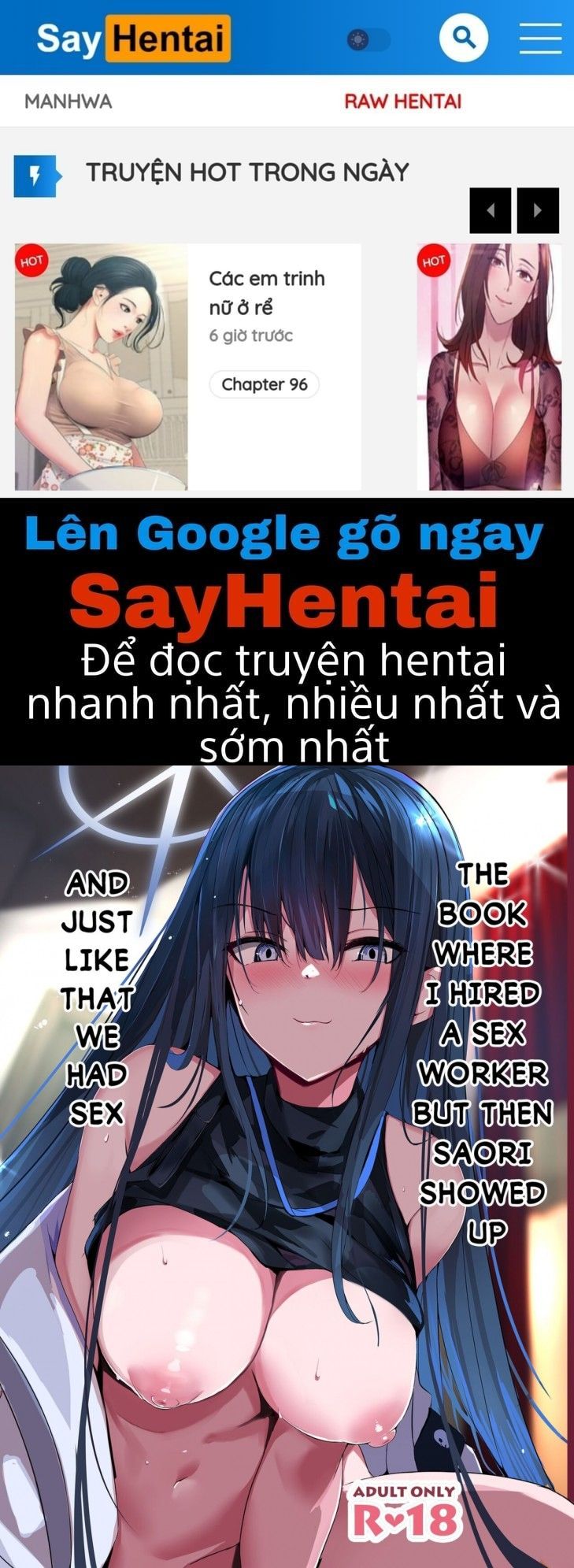 đọc truyện The Book Where I Hired A Sex Worker But Then Saori Showed Up And Just Like That We Had Sex Oneshot ảnh 1 tại Giả Dược