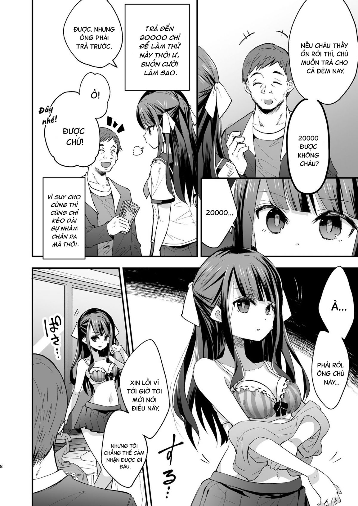 đọc truyện The Day When The Serious Girl Lost Against The Oji-san Oneshot ảnh 9 tại Giả Dược
