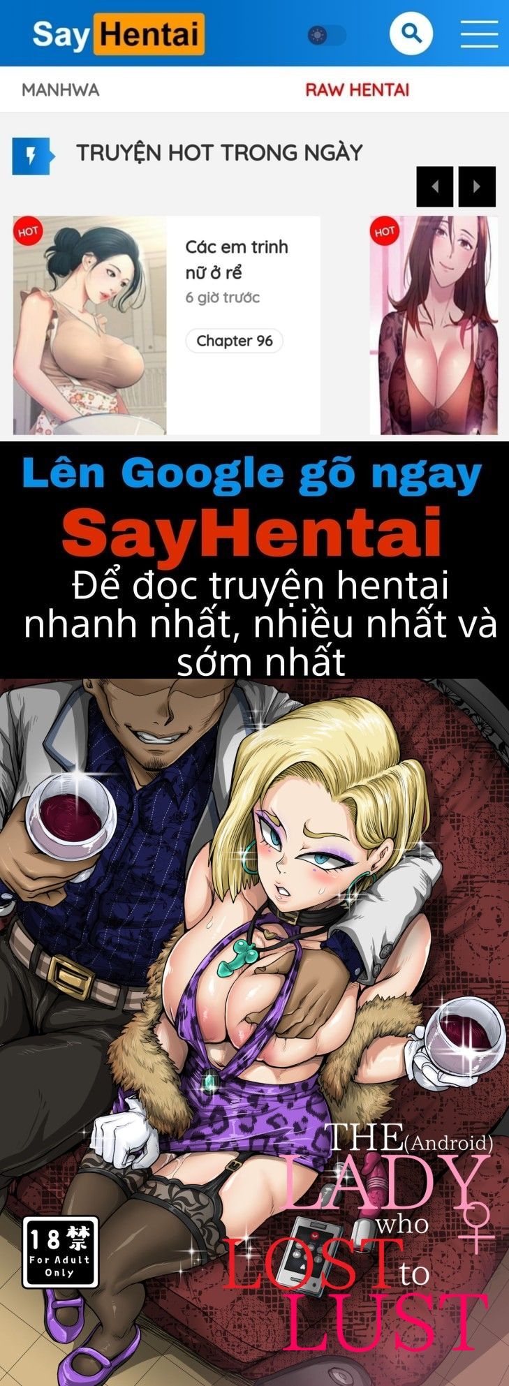 đọc truyện The Lady Android Who Lost To Lust Oneshot ảnh 1 tại Giả Dược