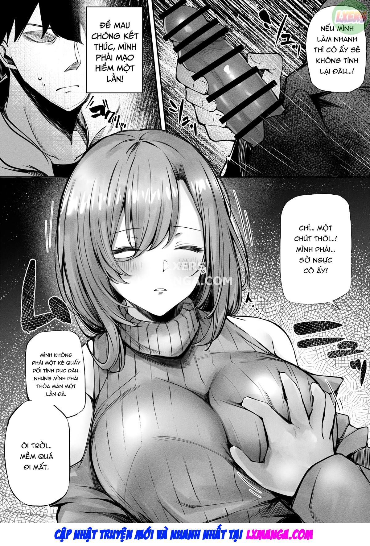 đọc truyện The Lady Next To Me Was Too Lewd I Masturbated And She Secretly Helped Me Out Oneshot ảnh 13 tại Giả Dược