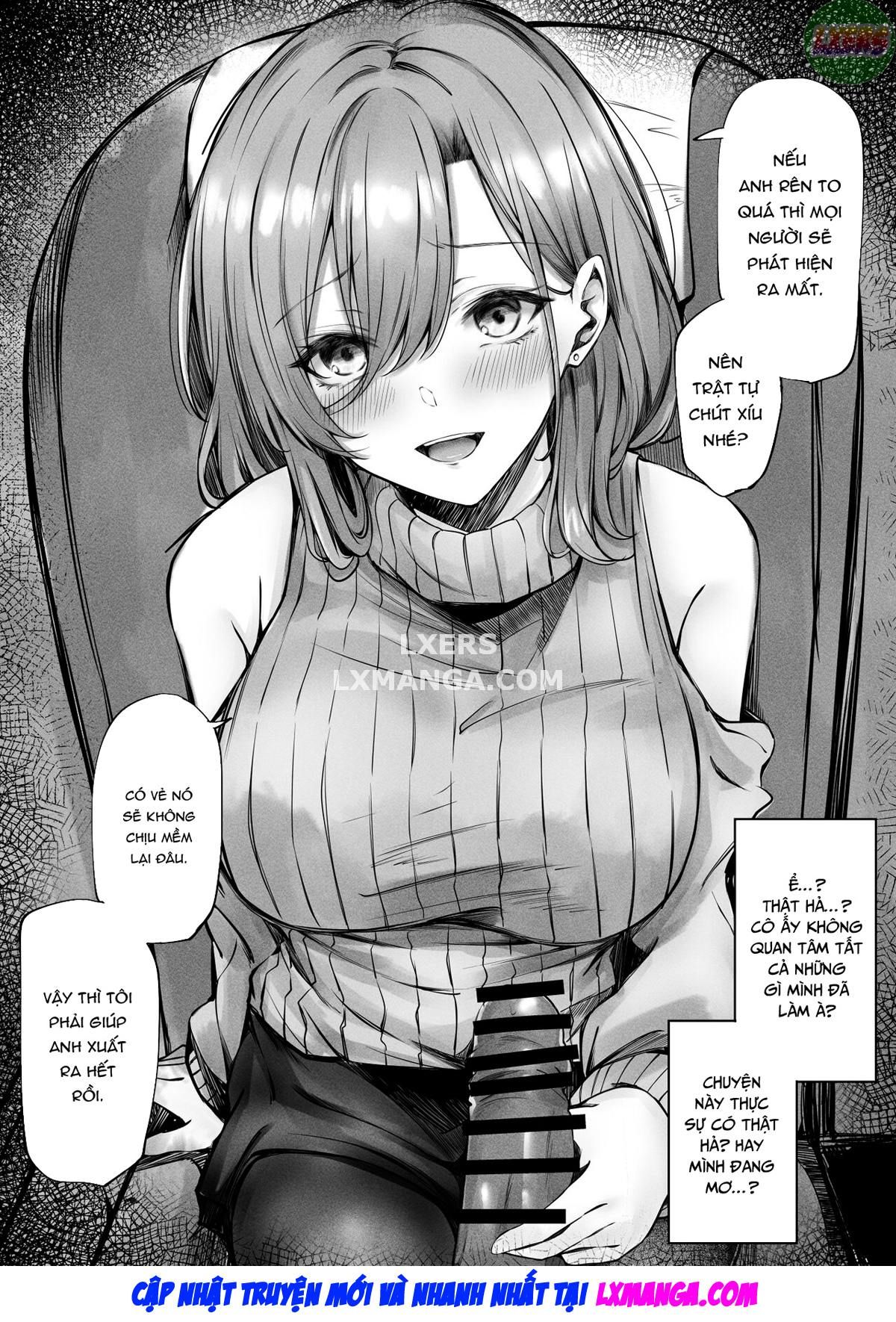 đọc truyện The Lady Next To Me Was Too Lewd I Masturbated And She Secretly Helped Me Out Oneshot ảnh 15 tại Giả Dược