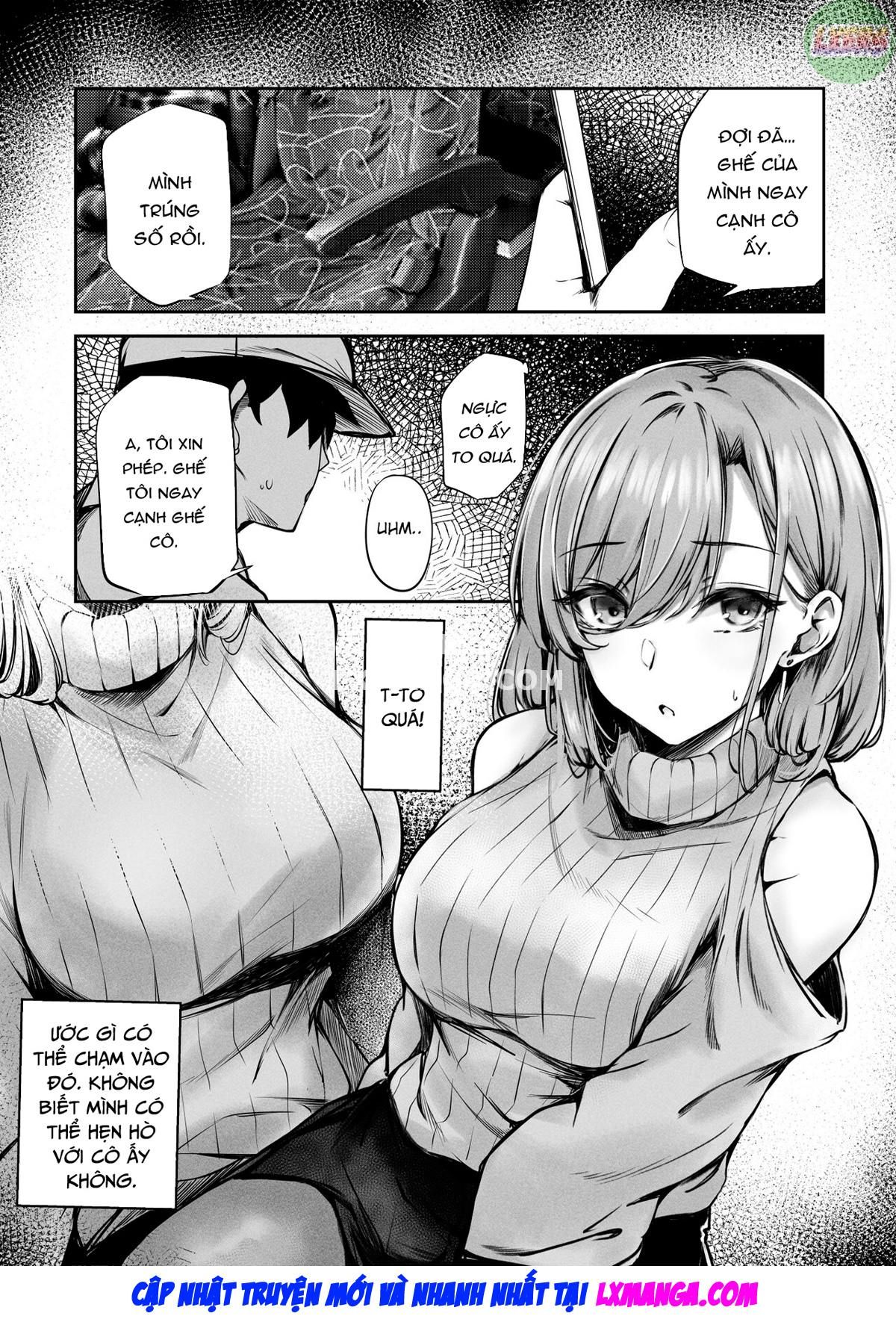 đọc truyện The Lady Next To Me Was Too Lewd I Masturbated And She Secretly Helped Me Out Oneshot ảnh 9 tại Giả Dược