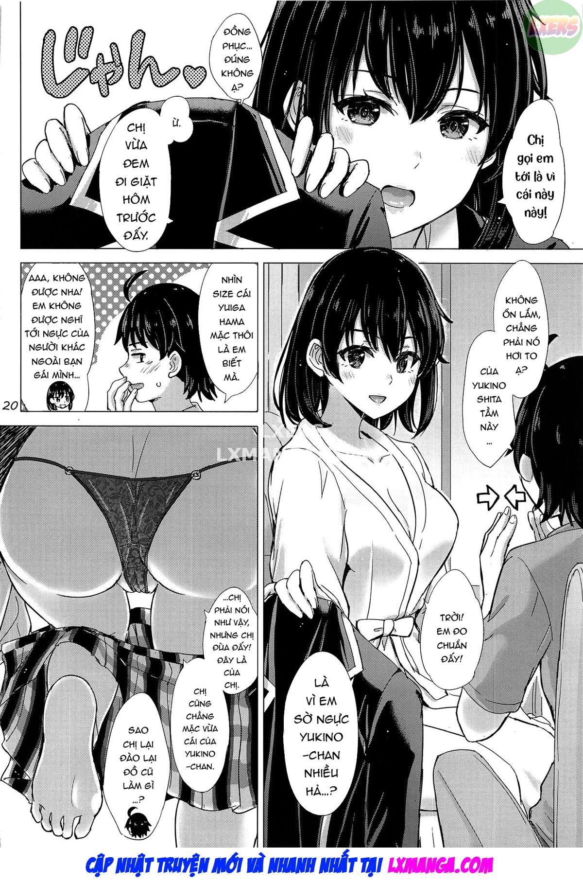 đọc truyện The Naughty Secrets Of The Yukinoshita Sisters Oneshot ảnh 22 tại Giả Dược