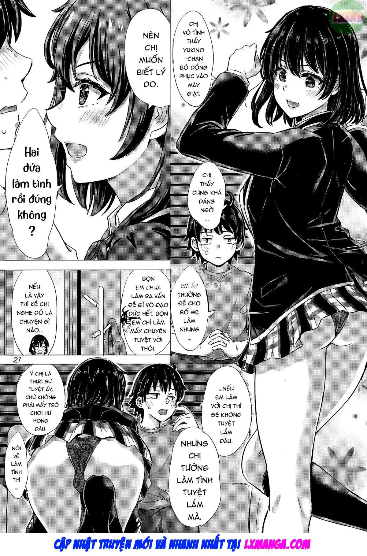 đọc truyện The Naughty Secrets Of The Yukinoshita Sisters Oneshot ảnh 23 tại Giả Dược
