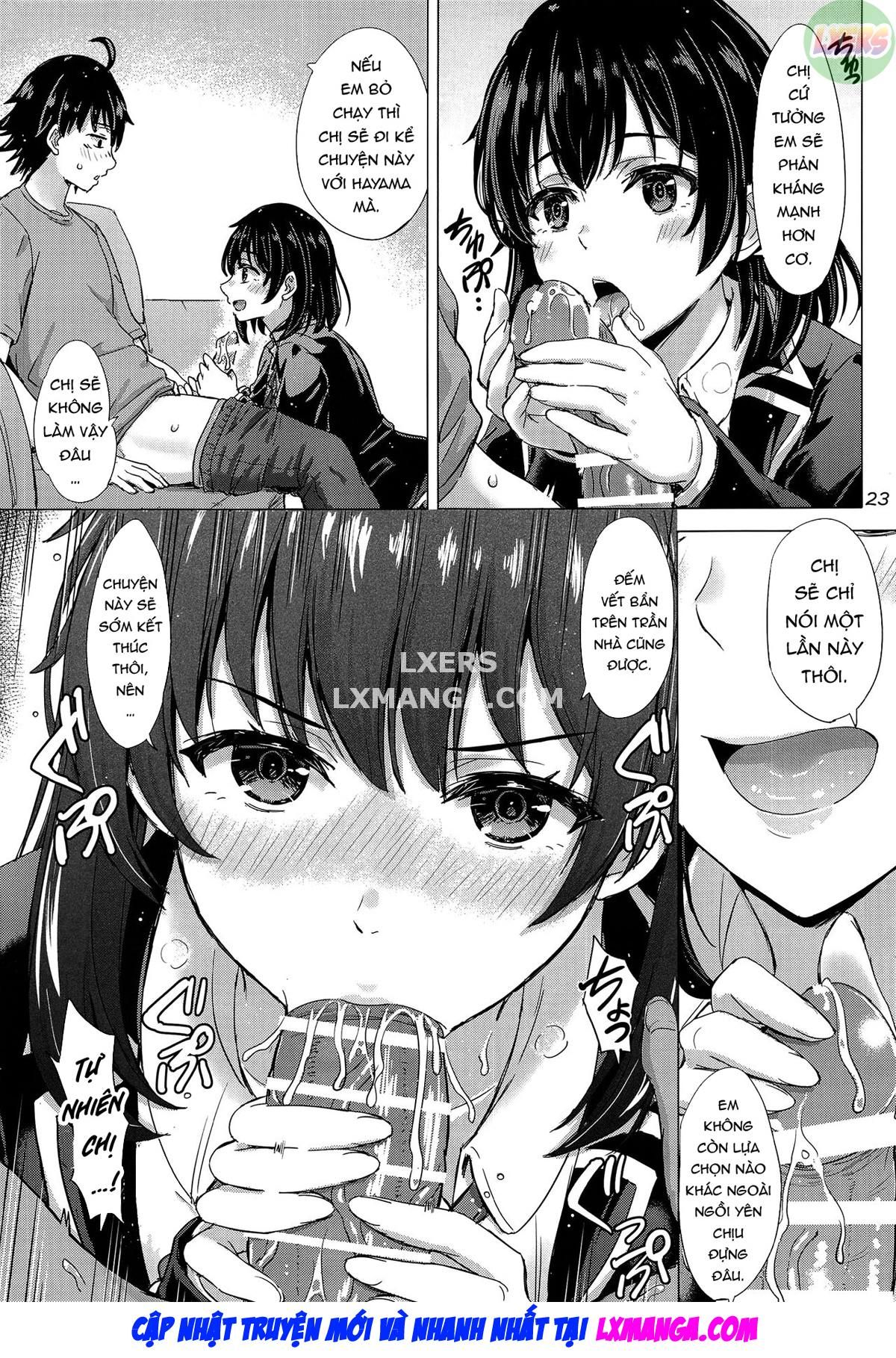 đọc truyện The Naughty Secrets Of The Yukinoshita Sisters Oneshot ảnh 25 tại Giả Dược