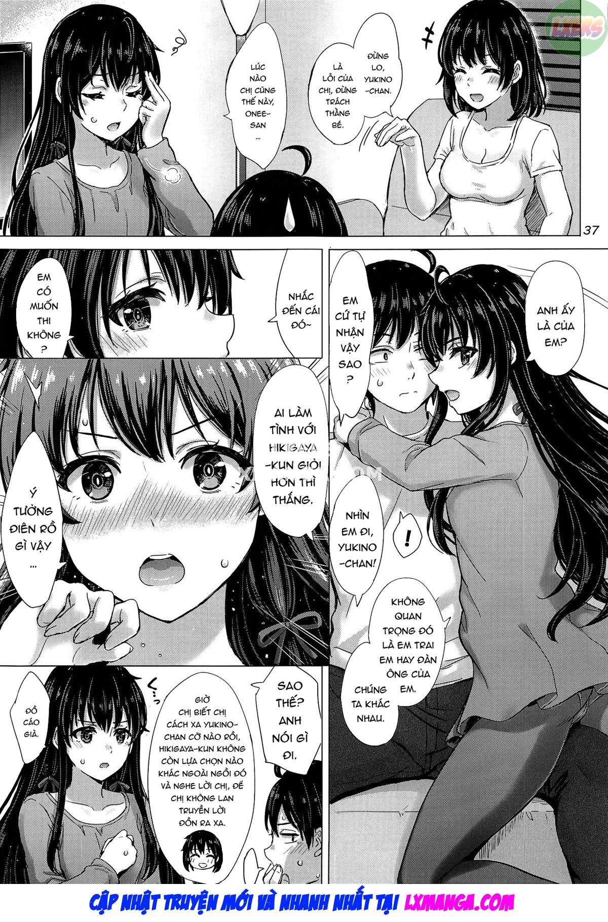 đọc truyện The Naughty Secrets Of The Yukinoshita Sisters Oneshot ảnh 39 tại Giả Dược