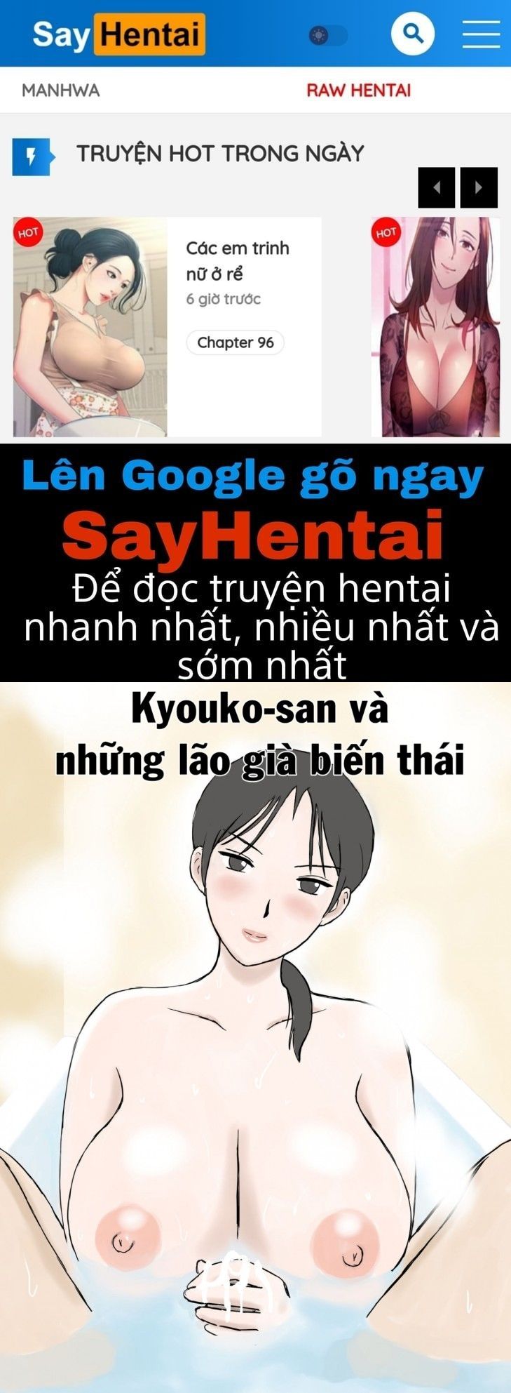 đọc truyện The Perverted Old Man And Kyouko-san Oneshot ảnh 1 tại Giả Dược