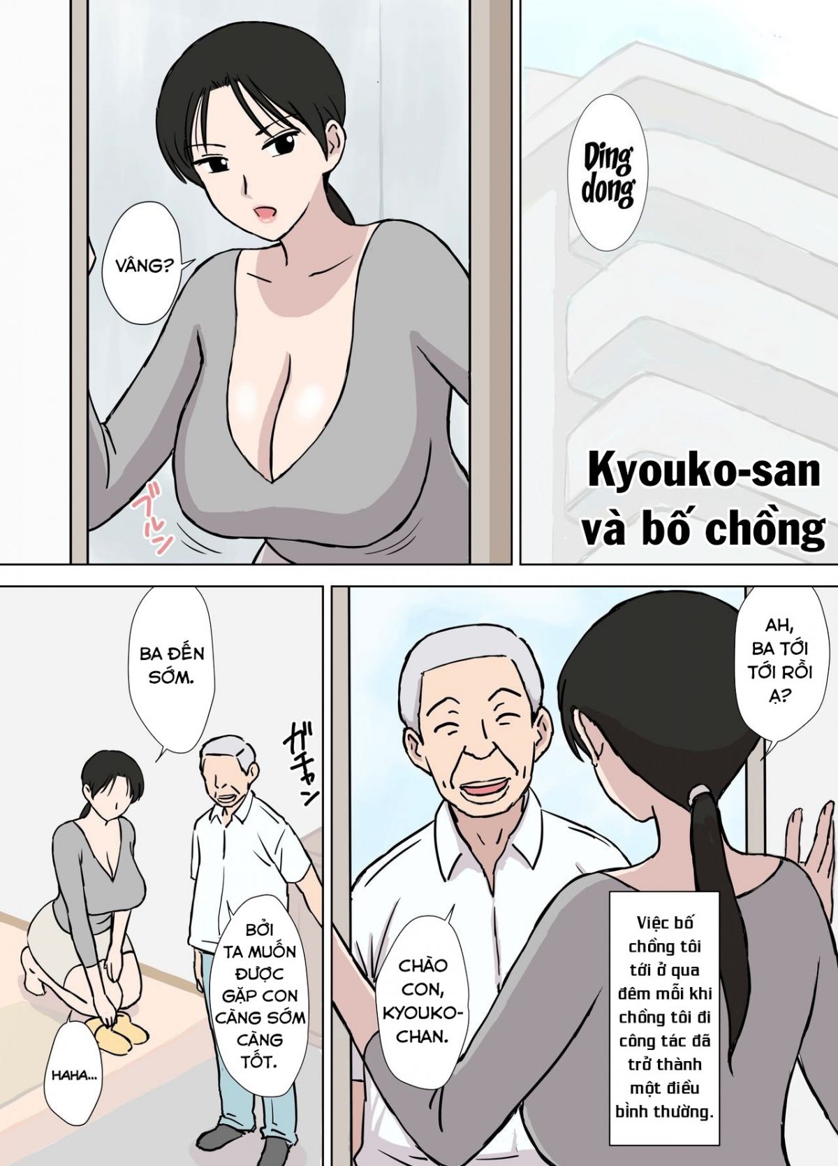đọc truyện The Perverted Old Man And Kyouko-san Oneshot ảnh 2 tại Giả Dược