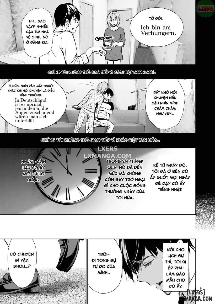The Reason Why a German Girl Takes a Bath Together With Me on Her Homestay - Oneshot