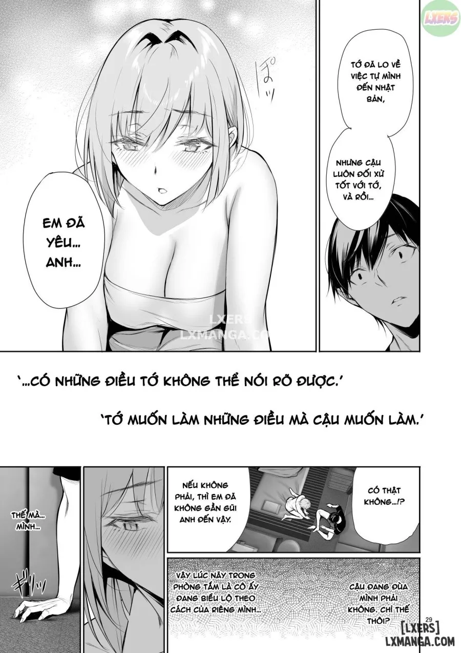 The Reason Why a German Girl Takes a Bath Together With Me on Her Homestay - Oneshot