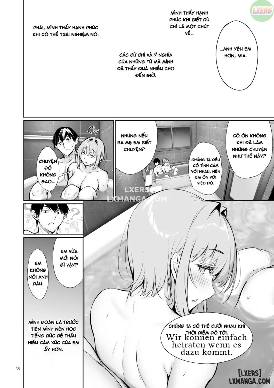 The Reason Why a German Girl Takes a Bath Together With Me on Her Homestay - Oneshot