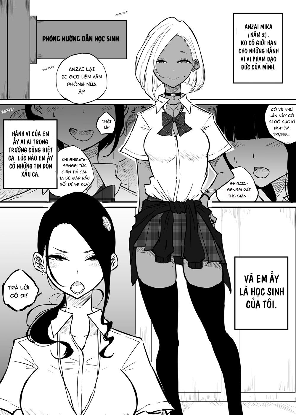 đọc truyện The Story Of A Strict Teacher Who Got Fucked By Her Gyaru Bitch Student Chương 1 ảnh 3 tại Thiên Thai Truyện