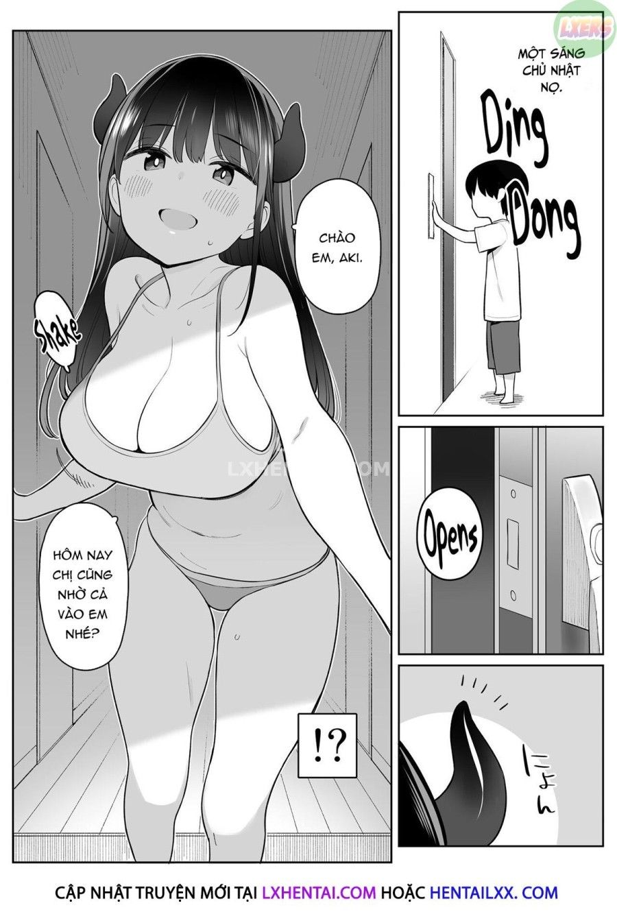 đọc truyện The Story Of How The Big Sister Neighbor Squeezed My Semen Because She Was A Succubus Oneshot ảnh 28 tại Giả Dược