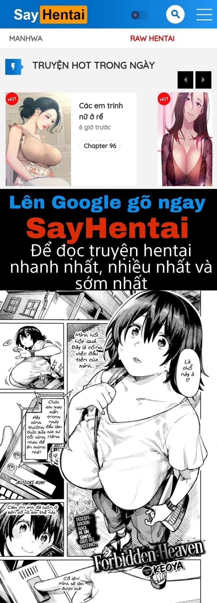 Thiên Đường Cấm Oneshot page 1 - Giả Dược
