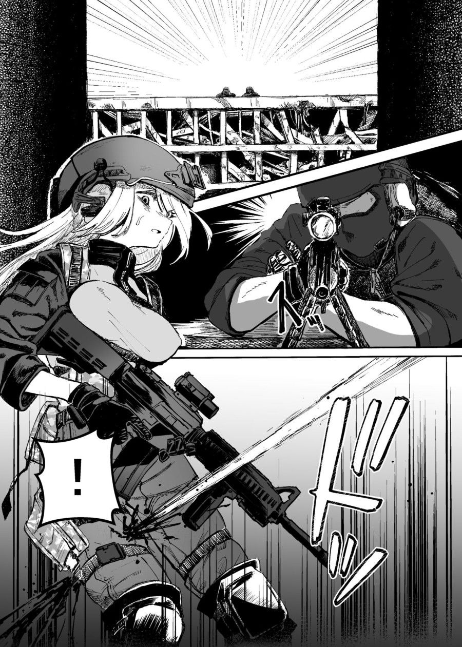 Thiếu Nữ Quân Nhân Thua Trận Oneshot page 14 - Giả Dược