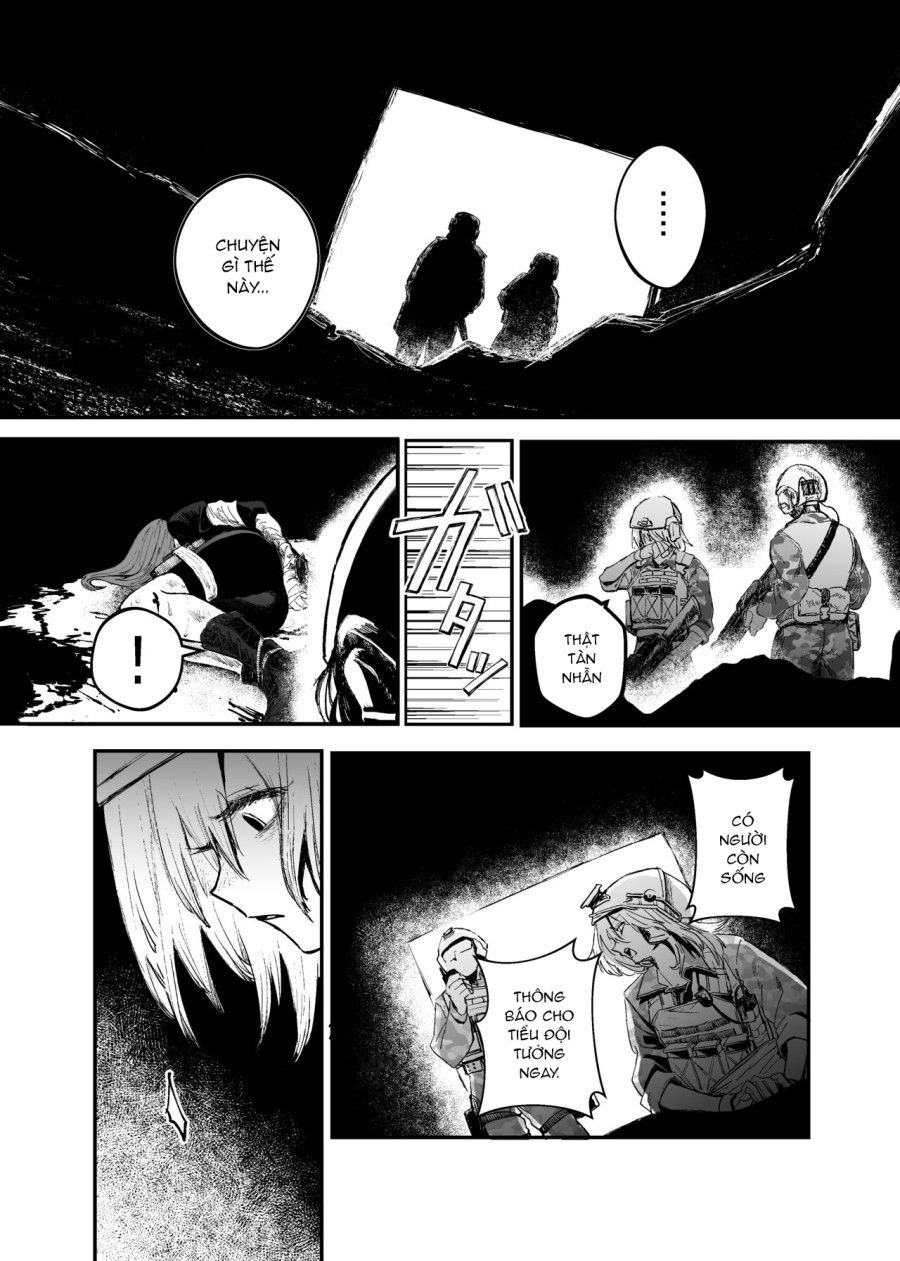 Thiếu Nữ Quân Nhân Thua Trận Oneshot page 8 - Giả Dược