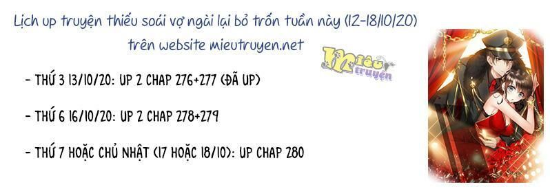đọc truyện Thiếu Soái ! Vợ Ngài Lại Bỏ Trốn Chương 278 ảnh 12 tại Thiên Thai Truyện
