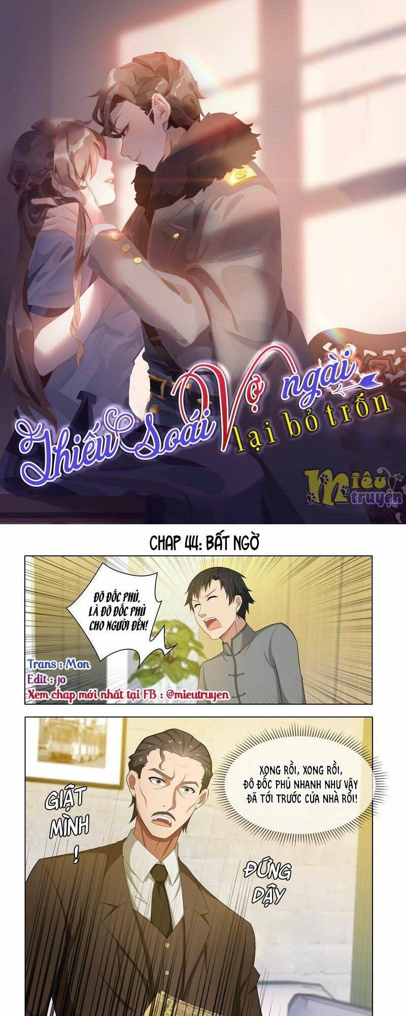 đọc truyện Thiếu Soái ! Vợ Ngài Lại Bỏ Trốn Chương 44 ảnh 3 tại Thiên Thai Truyện