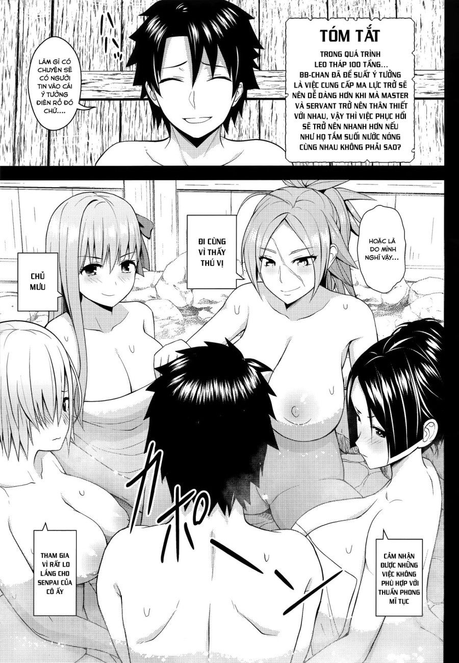 This Hot Spring Is Made Of Infinite Thickness (fate Grand Order) Oneshot page 3 - Giả Dược