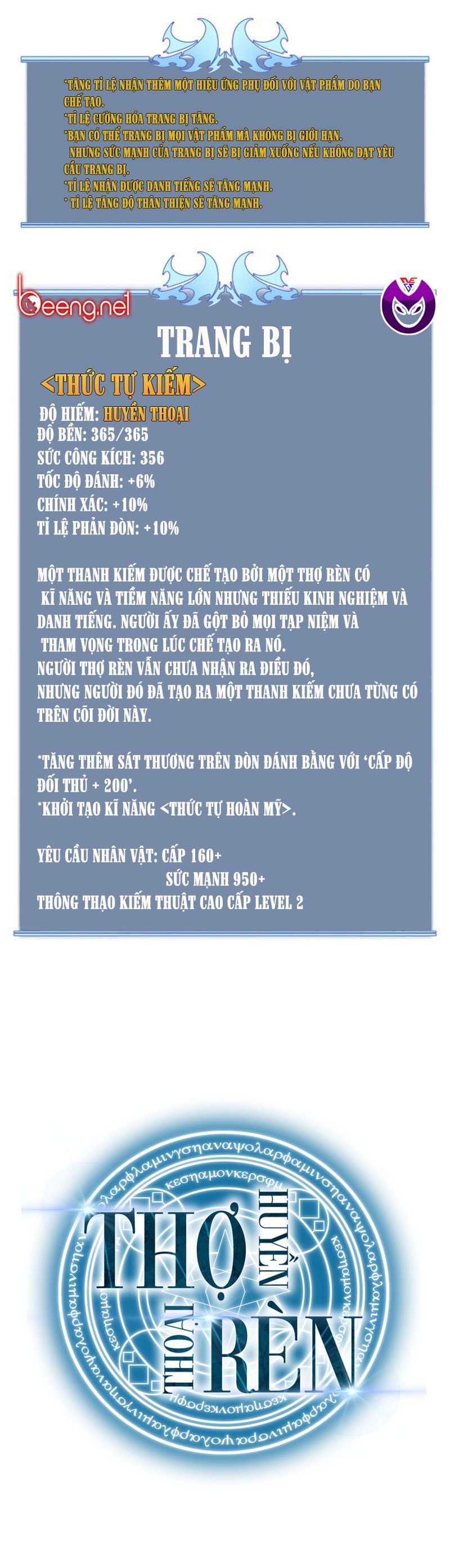 đọc truyện Thợ Rèn Huyền Thoại Chương 33 ảnh 38 tại Thiên Thai Truyện