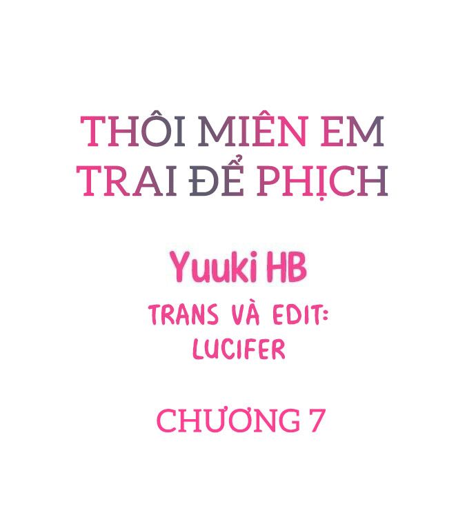 đọc truyện Thôi Miên Em Trai Tôi Để Phịch Chương 7 ảnh 1 tại Giả Dược