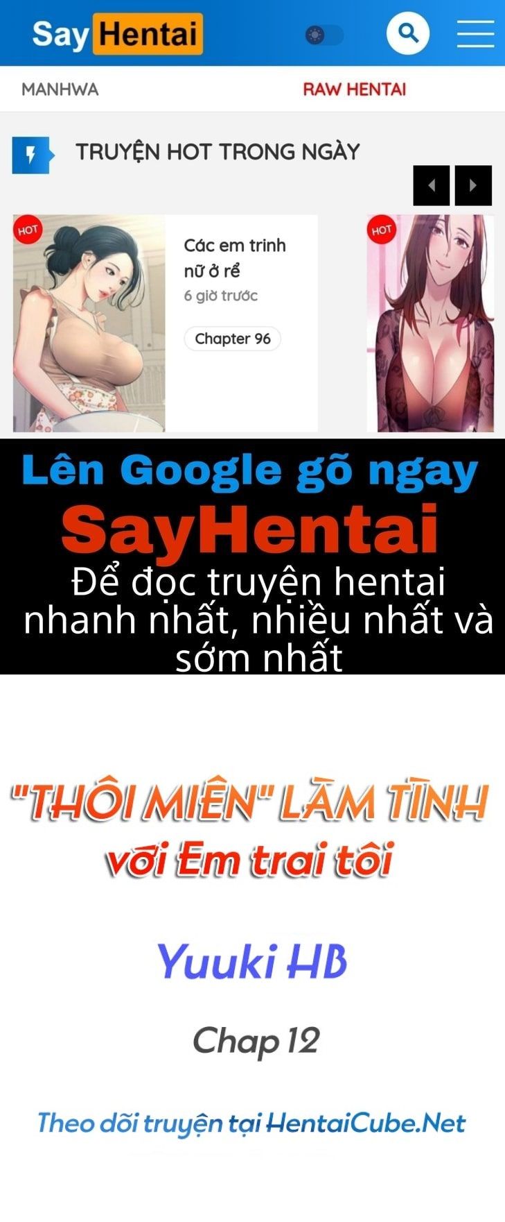 đọc truyện “thôi Miên” Làm Tình Với Em Trai! Chương 12 ảnh 1 tại Giả Dược
