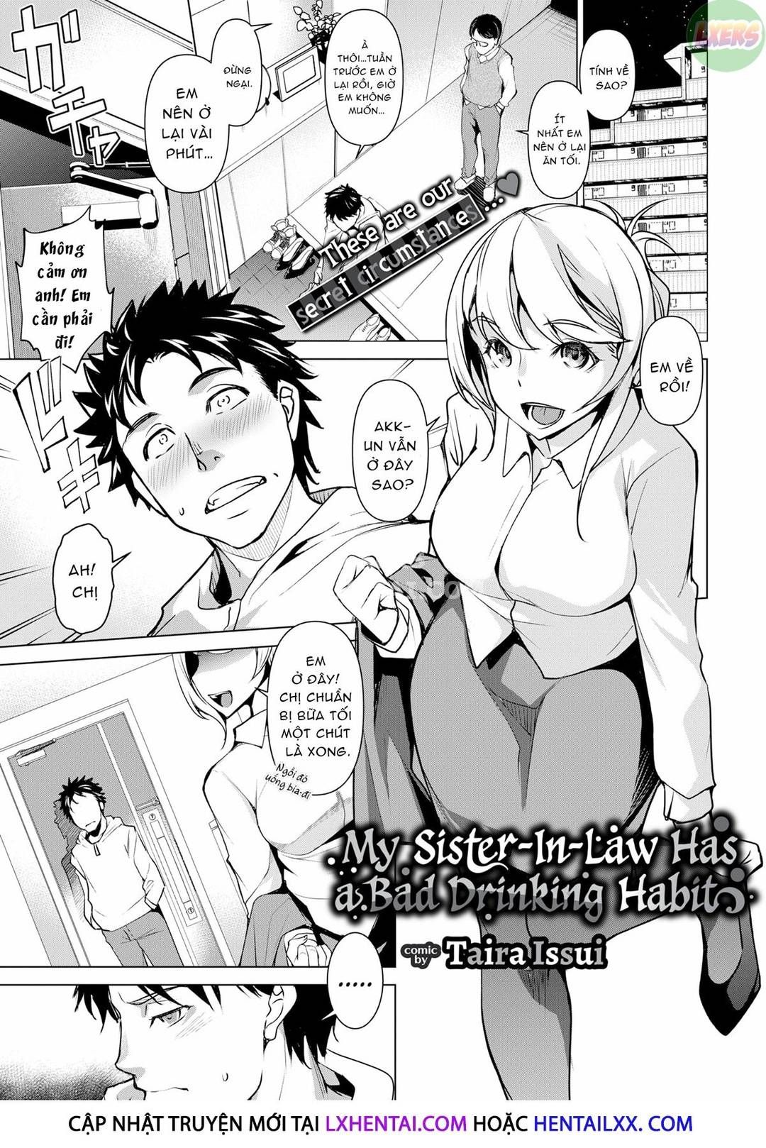 Thói Quen Xấu Khi Nhậu Của Chị Dâu Oneshot page 2 - Giả Dược