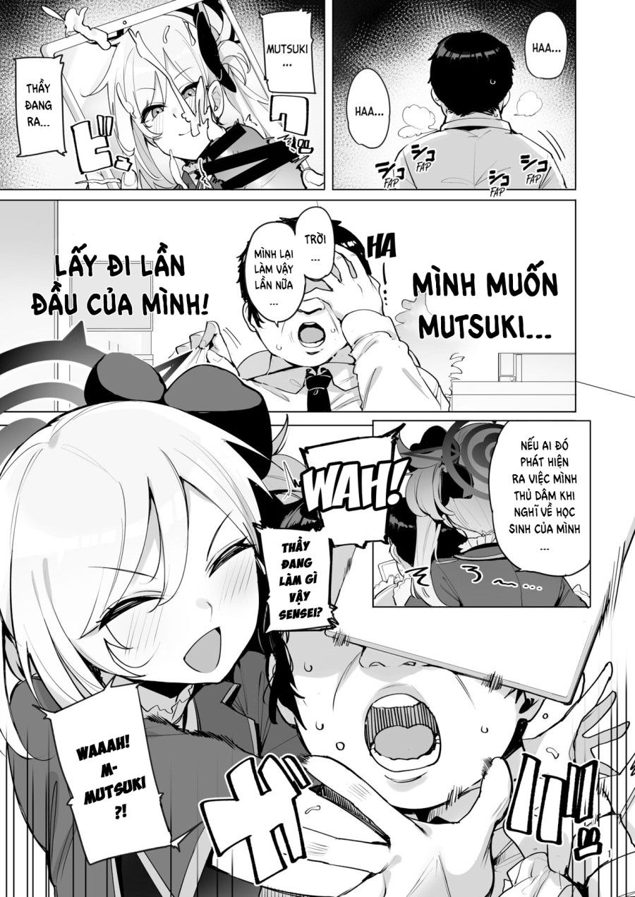 Thủ Dâm Bằng Ảnh Của Mutsuki Bị Phát Hiện Oneshot page 3 - Giả Dược