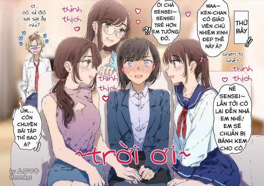 đọc truyện Thử Thách 100, 101 Ngày Yuri Của Muromaki-sensei Chương 15 ảnh 4 tại Thiên Thai Truyện