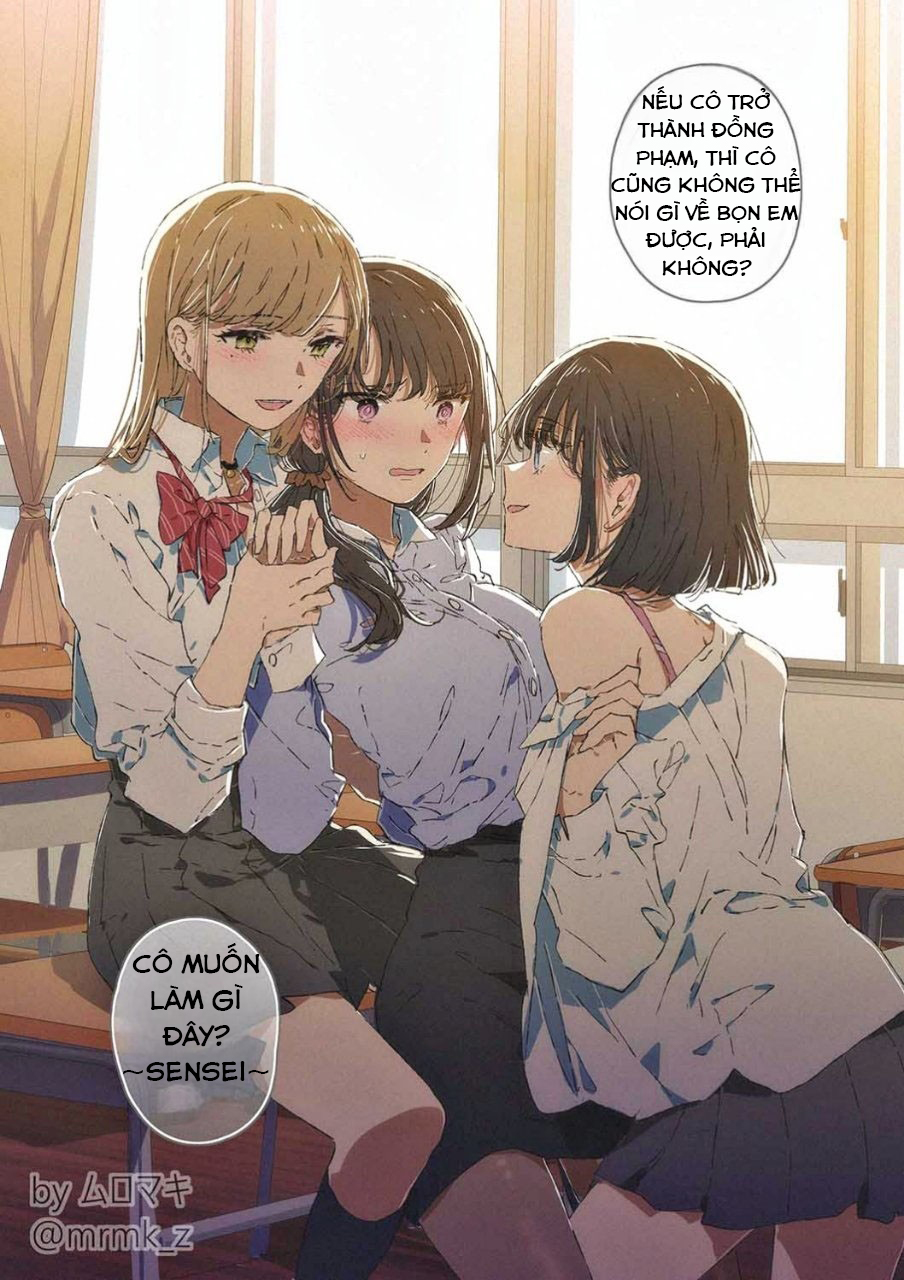 đọc truyện Thử Thách 100, 101 Ngày Yuri Của Muromaki-sensei Chương 4 ảnh 15 tại Thiên Thai Truyện