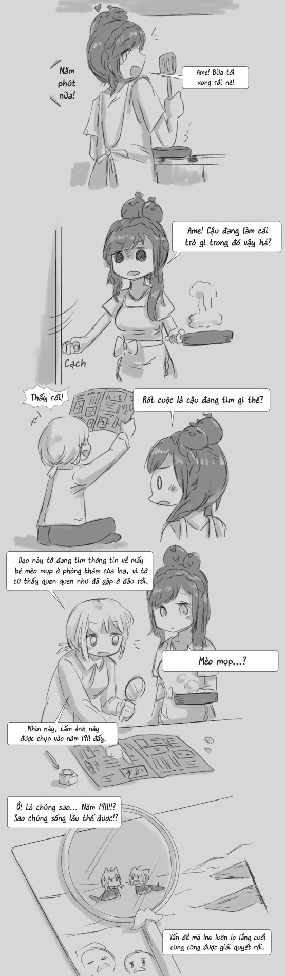 đọc truyện Thú Y Ina Và Hai Bé Mèo Mụp  Chương 1 ảnh 21 tại Thiên Thai Truyện