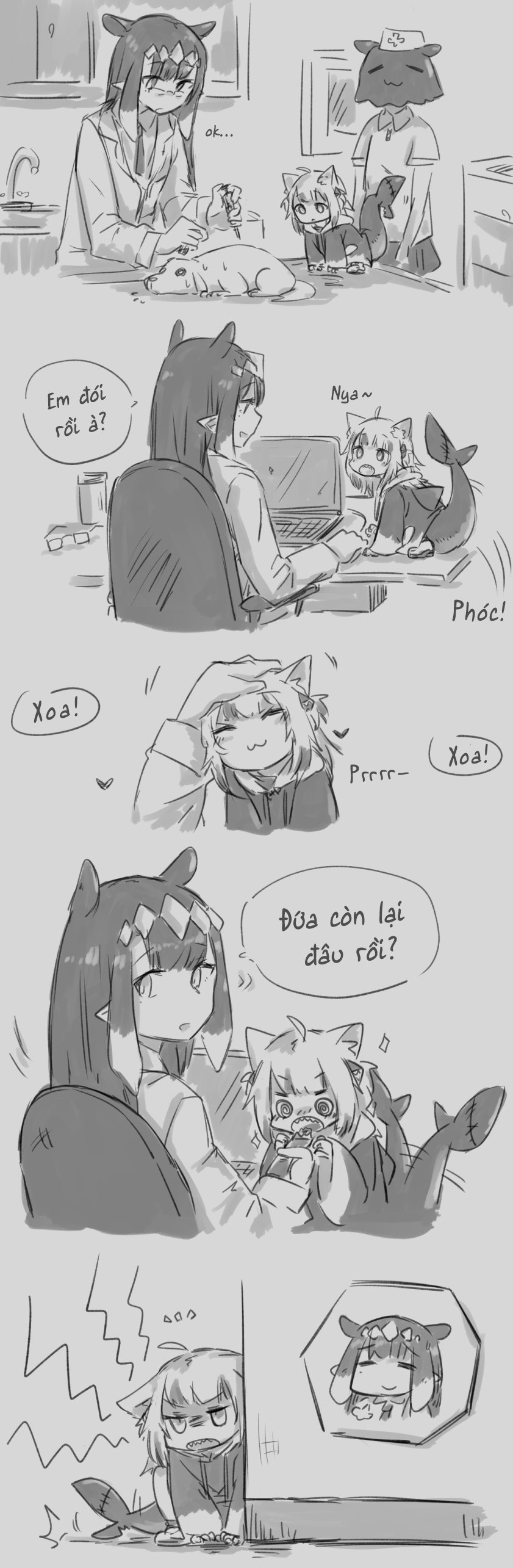 đọc truyện Thú Y Ina Và Hai Bé Mèo Mụp  Chương 1 ảnh 6 tại Thiên Thai Truyện