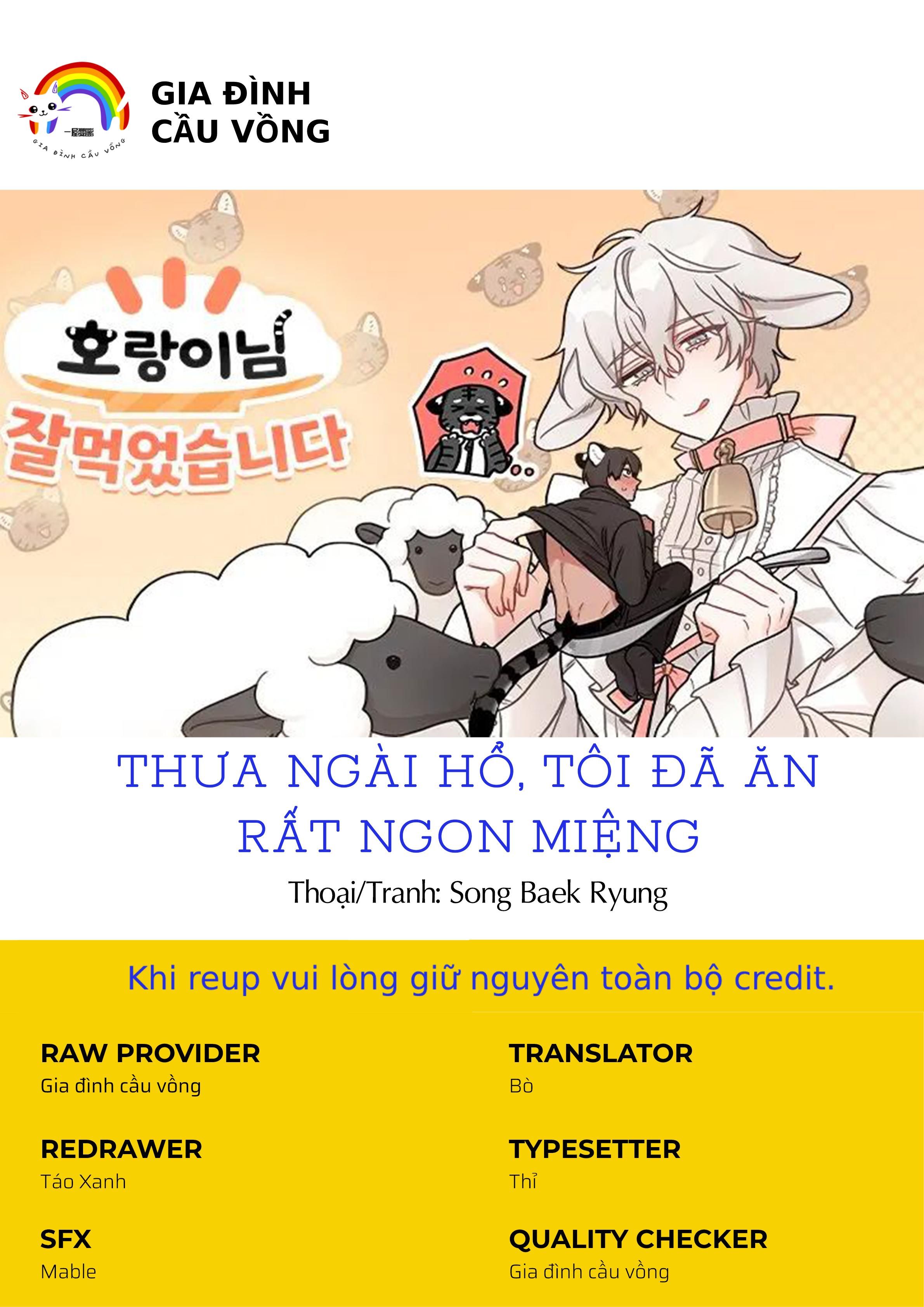 đọc truyện Thưa Ngài Hổ, Tôi Đã Ăn Rất Ngon Miệng Chương 20 ảnh 1 tại Truyện Dạ Ký