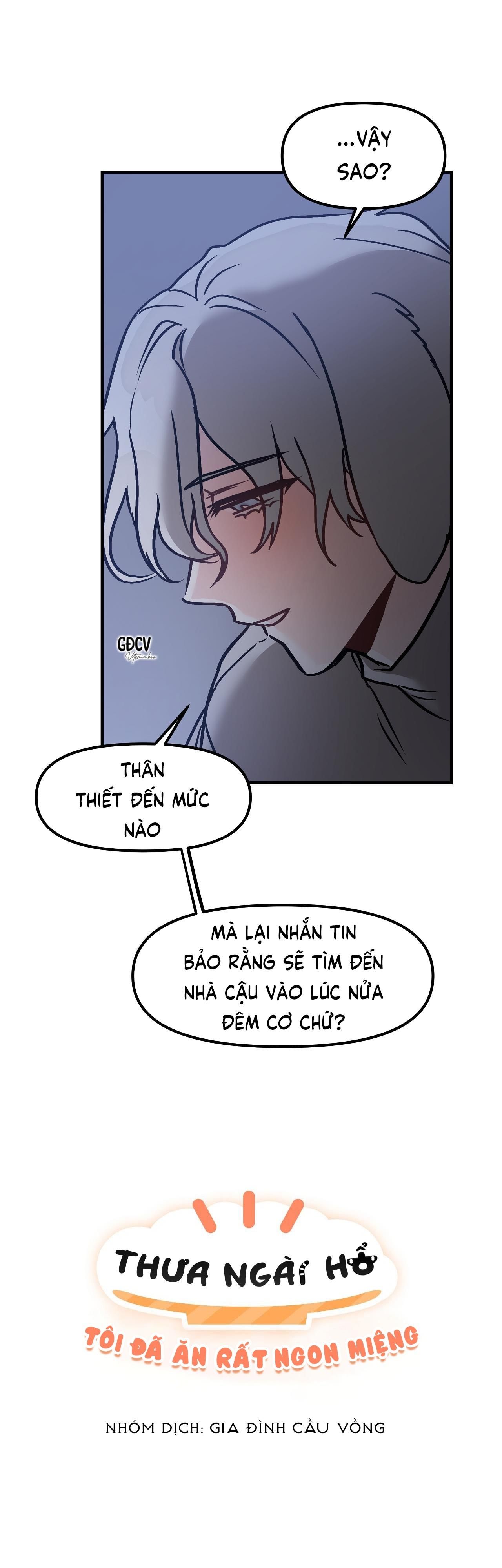 đọc truyện Thưa Ngài Hổ, Tôi Đã Ăn Rất Ngon Miệng Chương 7 ảnh 2 tại Truyện Dạ Ký