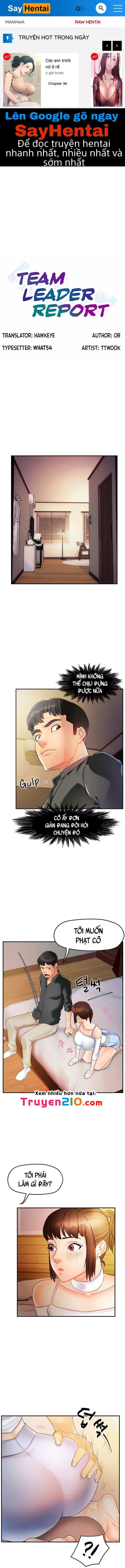 Thưa Trưởng Nhóm, Báo Cáo Đây ! Chương 13 page 1 - Giả Dược