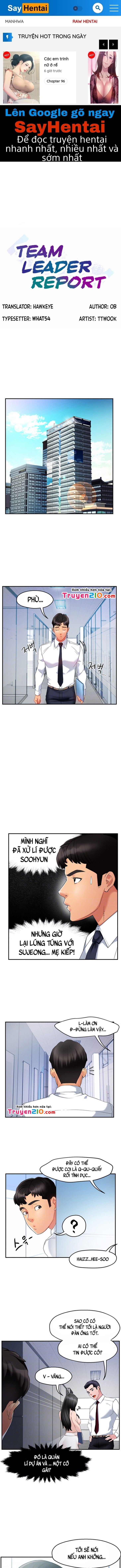 Thưa Trưởng Nhóm, Báo Cáo Đây ! Chương 14 page 1 - Giả Dược