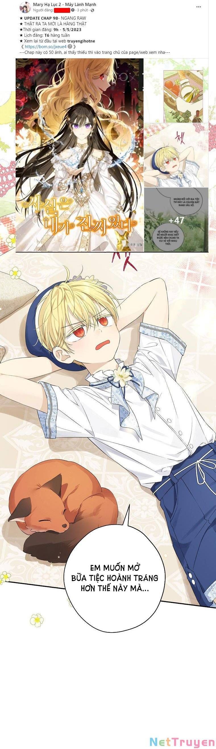 đọc truyện Thực Ra Tôi Mới Là Thật Chương 98.1 ảnh 10 tại Thiên Thai Truyện